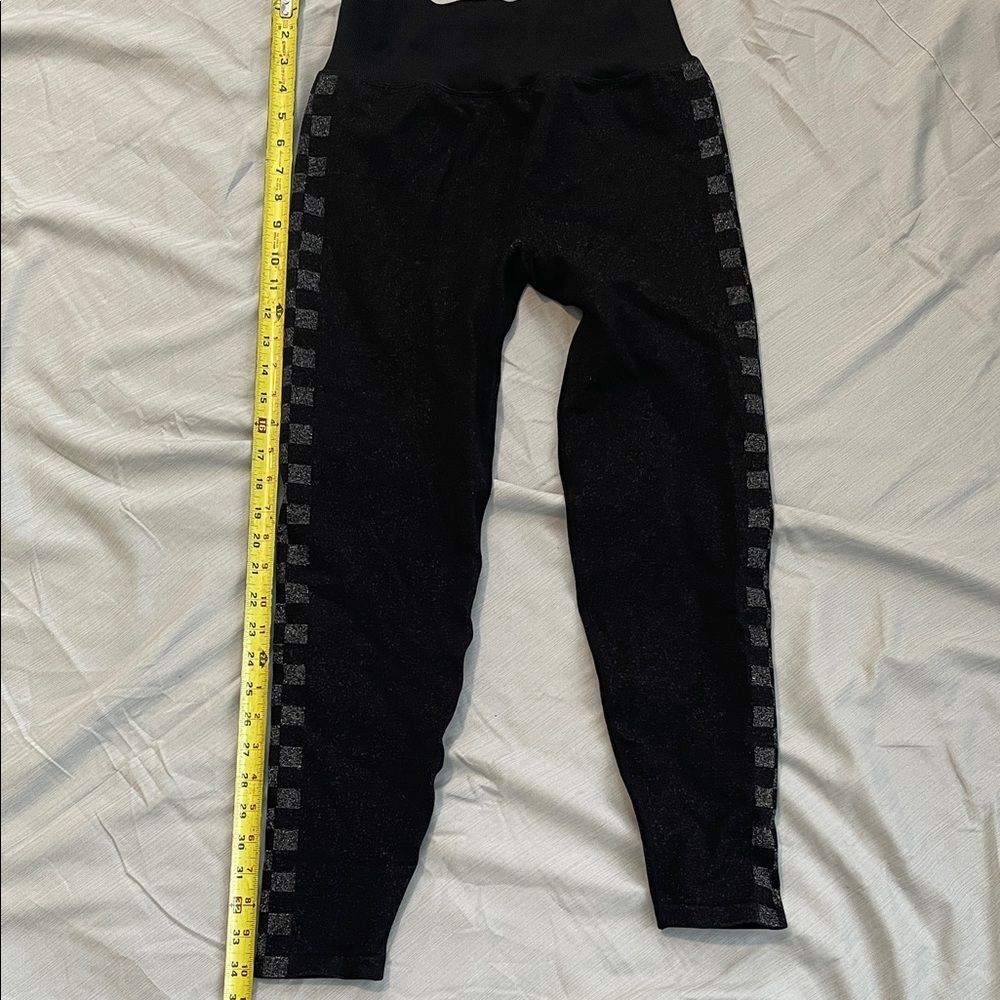 Pink Active Women's Black High-Waist Leggings